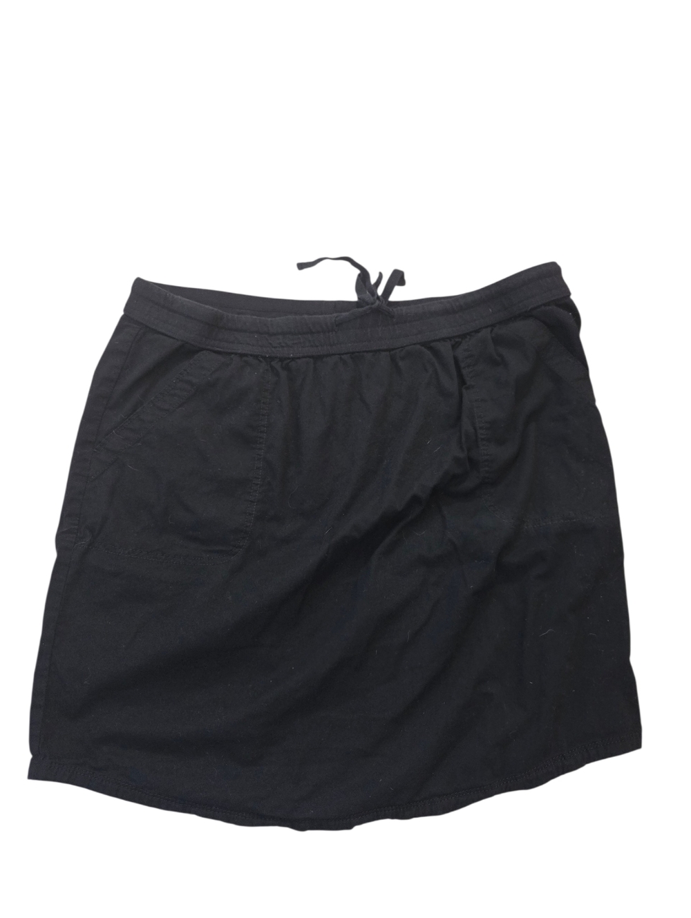 Sonoma black A-line simple pocketed skirt, L. EUC